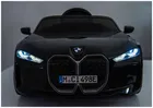 Lean Cars, BMW I4, pojazd na akumulator 4-4, JE1009, czarny
