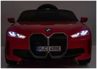 Lean Cars, BMW I4, pojazd na akumulator 4-4, JE1009, czerwony