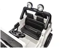Lean Cars, Jeep Rubicon, pojazd na akumulator 4-4, DK-JWR556 4-200W 24V, biały