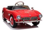 Lean Toys, BMW Retro, pojazd na akumulator, czerwony lakierowany