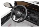 Lean Toys, Toyota Hilux, pojazd na akumulator, biały