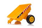 Lean Toys, traktor z przyczepą, pojazd na akumulator, żółty, S617