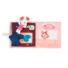 Lilliputiens, Jednorożec Lena, Strażniczka snów, książeczka aktywizująca z mini przytulanką, 18m+