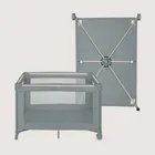 Lionelo, Amelie, kompaktowe łóżeczko turystyczne, grey concrete