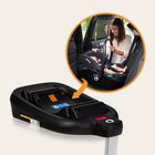 Lionelo, Astrid, fotelik samochodowy z bazą, i-Size, Black Grey, 40-87 cm