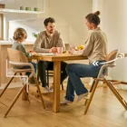 Lionelo, Celia, krzesełko do karmienia, black wood