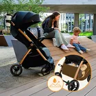 Lionelo, Ingrid, wózek spacerowy, Black Onyx