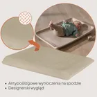 Lionelo, Megs, wielofunkcyjna mata do przewijania, beige sand