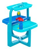 Little Tikes, Easy Store, stół wodny z akcesoriami, niebieski