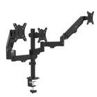 Maclean, uchwyt ns 3 monitory, sprężyna gazowa, 17"-27", 2-8 kg, czarny, MC-137
