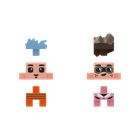 Marioinex, Mini Waffle, City, Pokaz lotniczy, klocki konstrukcyjne, 148 elementów