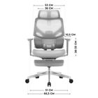 Mark Adler, Expert 8.7 Grey Mesh, fotel ergonomiczny