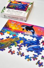 Milliwood, Głębia Oceanu, puzzle drewniane, 120 elementów