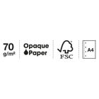Miquelrius, NB8, zeszyt A4, w kratkę, czerwony, 200 stron