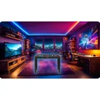 Neo-Sport + stół do gier 5w1: cymbergaj + ping-pong + bilard + koszykówka + łuk z tarczą