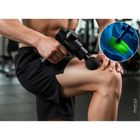 Neo-Sport, pistolet do masażu ciała, czarny, 6 nakładek, NS-504