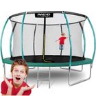 Neo-Sport, trampolina ogrodowa profilowana, z siatką wewnętrzną, 14ft/435 cm