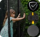 Neo-Sport, trampolina ogrodowa z siatką wewnętrzną i drabinką, 10ft/312 cm