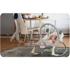 Nukido, leżaczek bujaczek z wibracją, szary