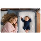 Nukido, NK-243, łóżeczko turystyczne składane, dostawka, ciemny szary