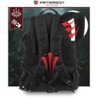 Peterson, plecak militarny, 3-komorowy, czarny