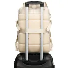 Peterson, plecak podróżny z siatkowaną przegrodą i paskami kompresyjnymi, ecru