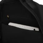 Peterson, plecak z uchwytem na walizkę, nylonowy, czarny