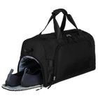 Peterson, torba podróżna z uchwytem na walizkę, czarna