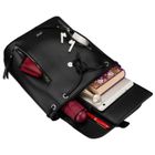 Plecak, czarny, skóra ekologiczna, Rovicky