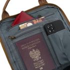 Plecak miejski, brązowy, Peterson