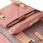 Plecak miejski, różowo-szary, Peterson