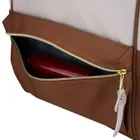 Plecak na latopa, beżowo-brązowy, Peterson