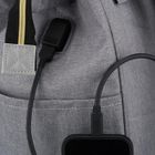 Plecak na latopa, szary, Peterson