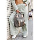 Plecak podróżny na laptopa, bagaż podręczny do samolotu, 14", szary, Himawari