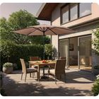 Plonos, parasol ogrodowy, składany, 6 segmentowy 300 cm, z pokrowcem