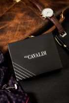 Portfel, czarny, skórzany, 4U Cavaldi
