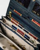 Portfel, niebieski, skórzany, Peterson