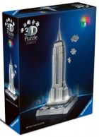 Ravensburger, Iconics, Empire State Building, puzzle 3D LED, 224 elementy