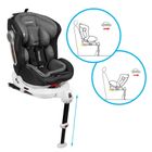 Ricokids, Stigo, fotelik samochodowy z daszkiem, obrotowy 360°, 0-36 kg, szary