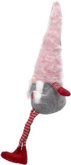 Saska Garden, pani skrzat z puchatą czapą, 45 cm