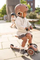 Scoot & Ride, kask ochronny, Mocha, rozmiar 45-51 cm