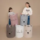 Sipo, Kot, kosz na zabawki XL, premium boucle, zamykany na ściągacz, różowy