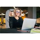 Sofotel, Batory, fotel biurowy, jasno szary