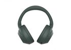 Sony, słuchawki bezprzewodowe, szaro-zielone