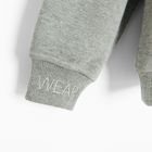 Szara bluza z kapturem o kroju oversize NOWEAR