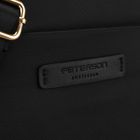 Torebka listonoszka, czarna, Peterson