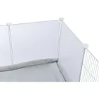 Trixie, wybieg domowy dla kawii domowych i królików, biały, 140-35-70 cm