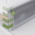 Tulano, Cover 30, barierka ochronna na łóżko, white-grey, 200 cm