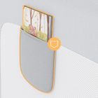 Tulano, Cover 40, barierka ochronna na łóżko, white-grey, 200 cm