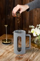 Vialli Design, Livio, zaparzacz do kawy i herbaty, szary, 1000 ml